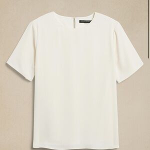 Elegant Cream Women's Top